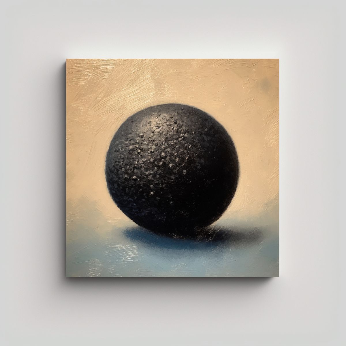 GENERICO - Pintura Al óleo De Primer Plano De Una Bola De 100x100 Cm