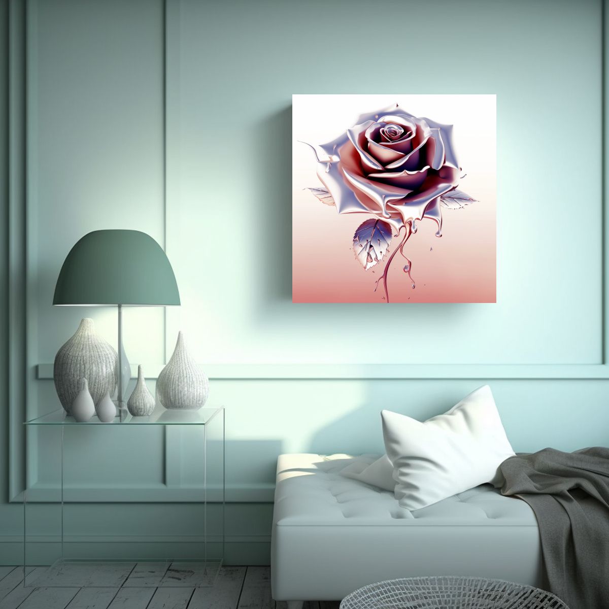 GENERICO - Esquema De Arte Abstracto Decoración Impactante 100x100 Cm