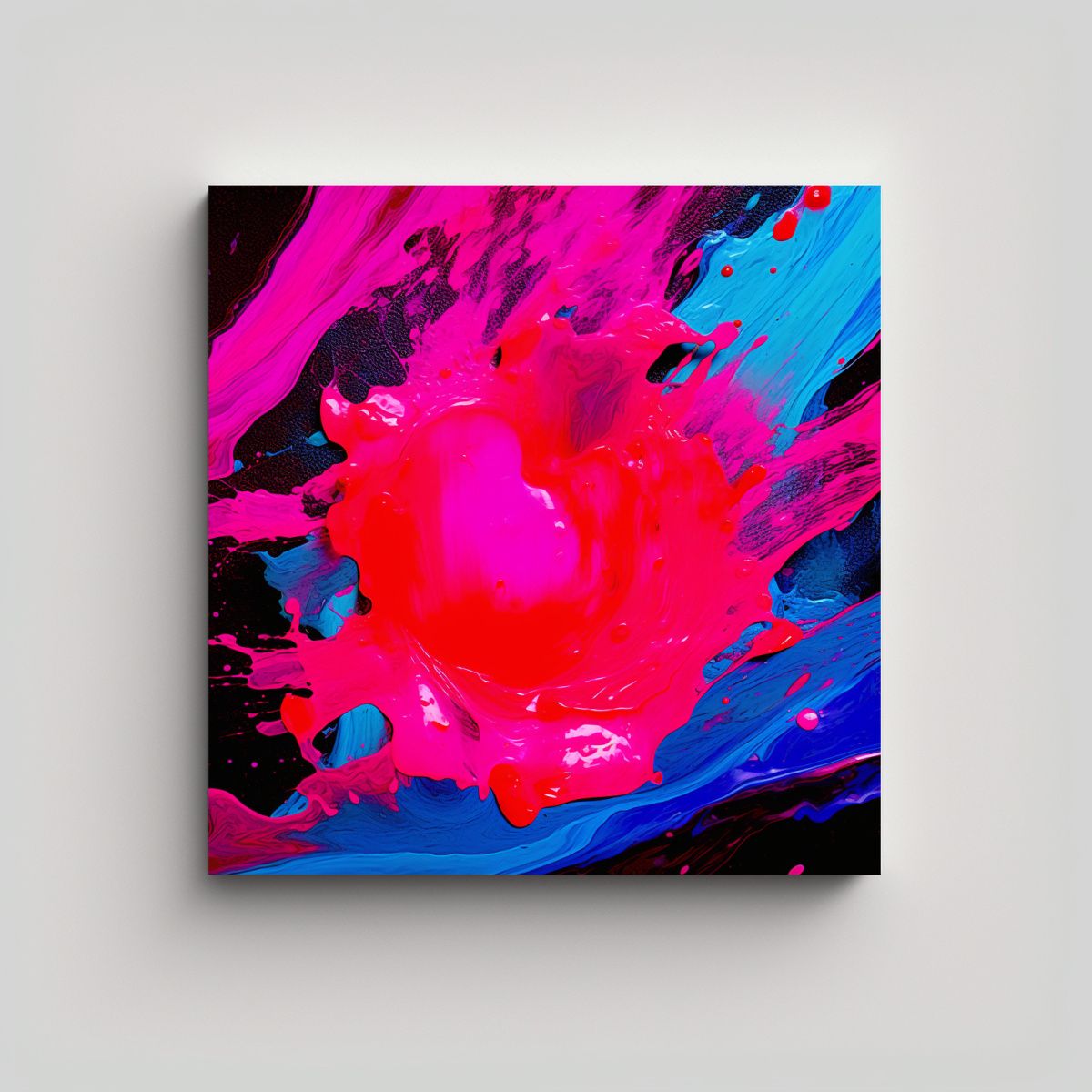 GENERICO - Pinturas De Decoración Con Explosión De Colores 100x100 Cm