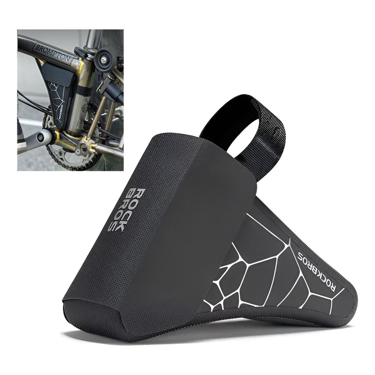 GENERICO - Bolsa Impermeable Rockbros Bicicleta Plegable Brompton Negro