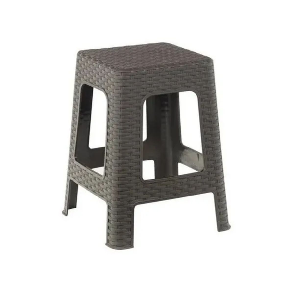 REYPLAST - Piso Banco Ratan Plástico Pack 4