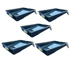 GENERICO - Pack x5 Bandejas Plasticas Para Pintar F3C