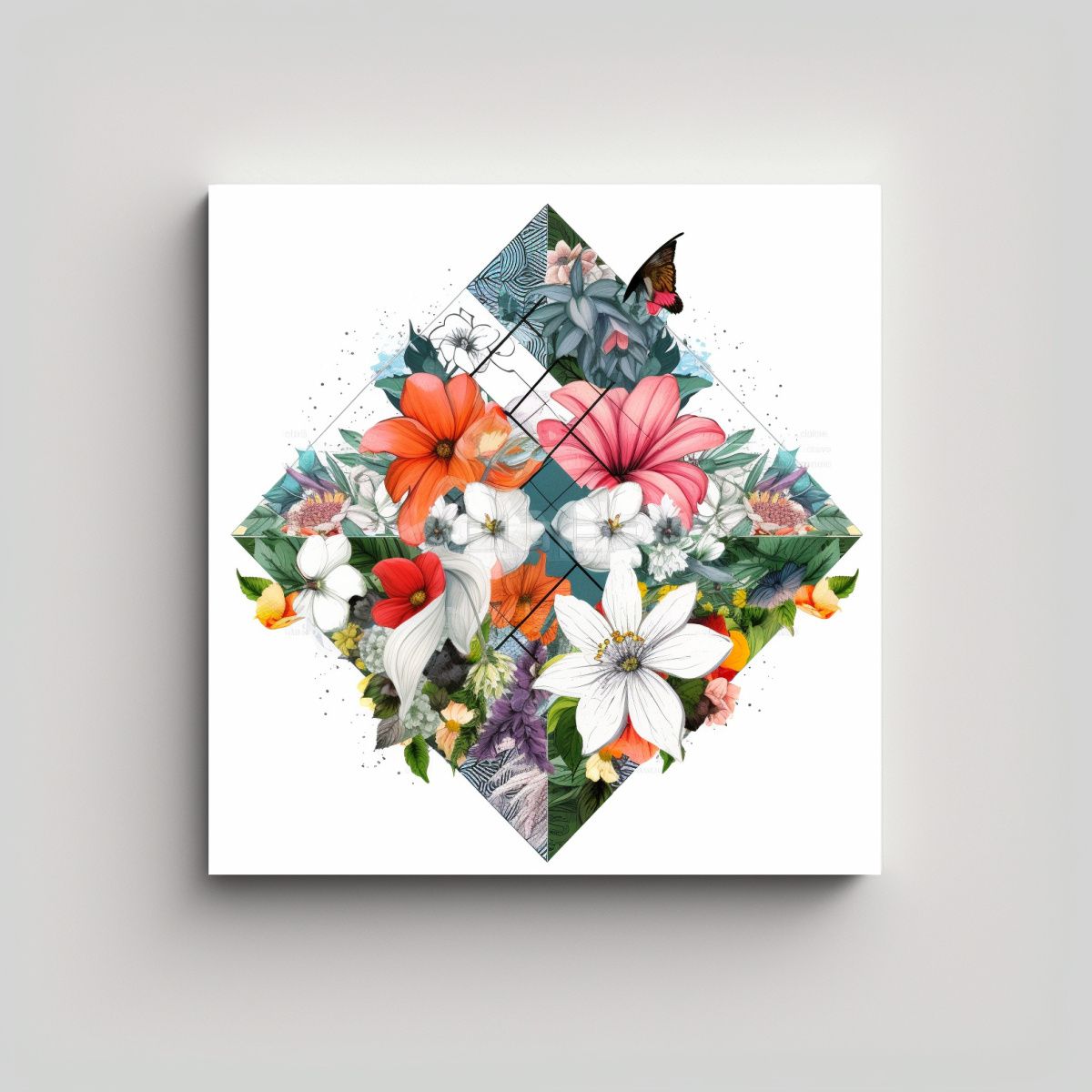 GENERICO - Diseño Clásico De Arte De Pared Y Jardín 100x100 Cm