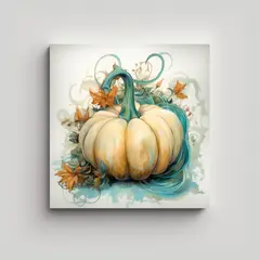 GENERICO - Pintura Decorativa De Calabaza Para Dar Gracias 100x100 Cm