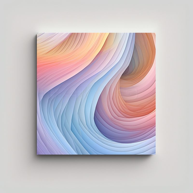 GENERICO - Fondo Abstracto En Colores Pasteles Para Decorar 100x100 Cm