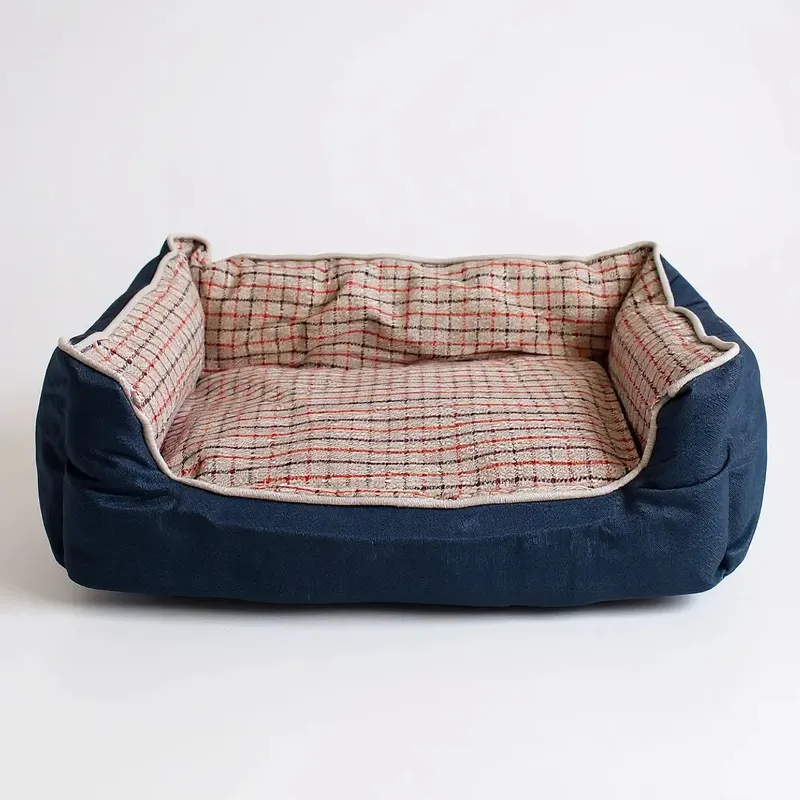 BLOCCARE - Cama Para Mascotas Espuma - Talla M Azul