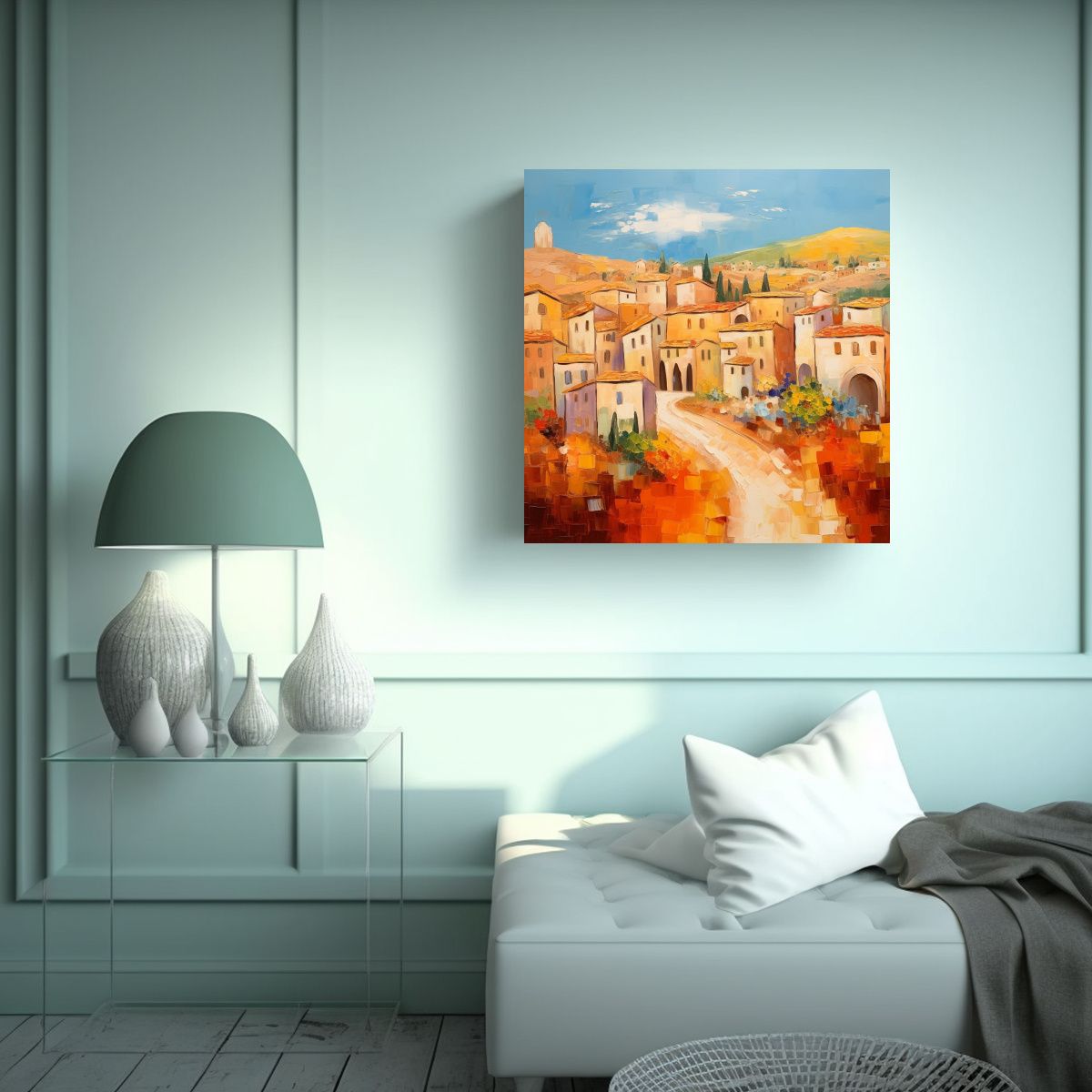 GENERICO - Combina Encanto Y Arte En Un Cautivador Cuadro De 100x100 Cm