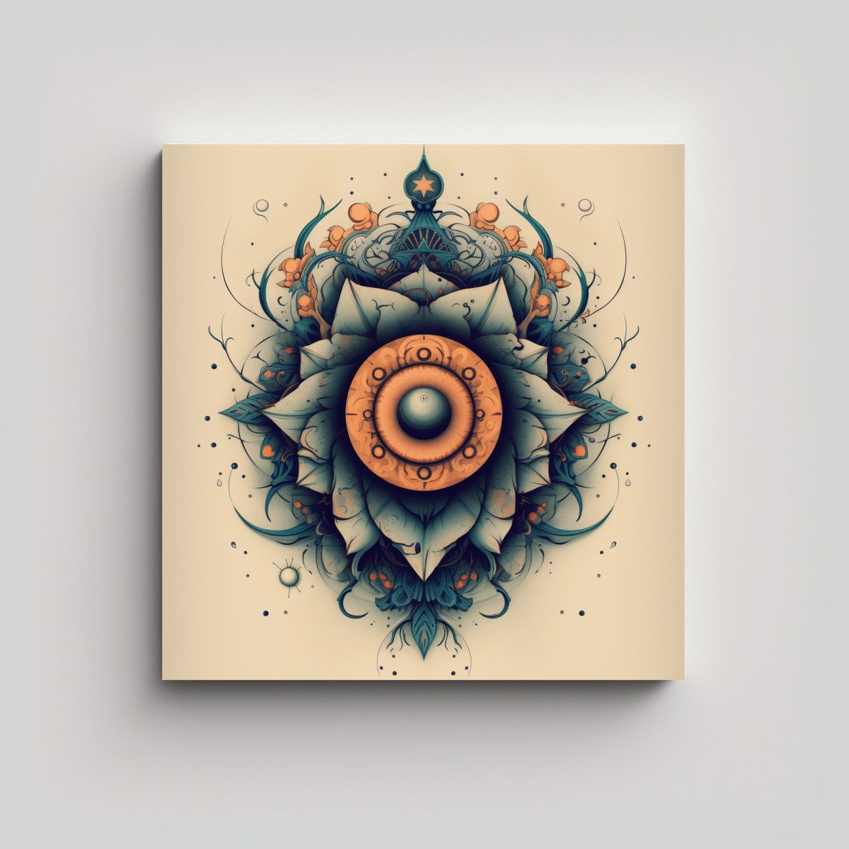 GENERICO - Esquema De Cuadro Creativo Decoración Única E 100x100 Cm