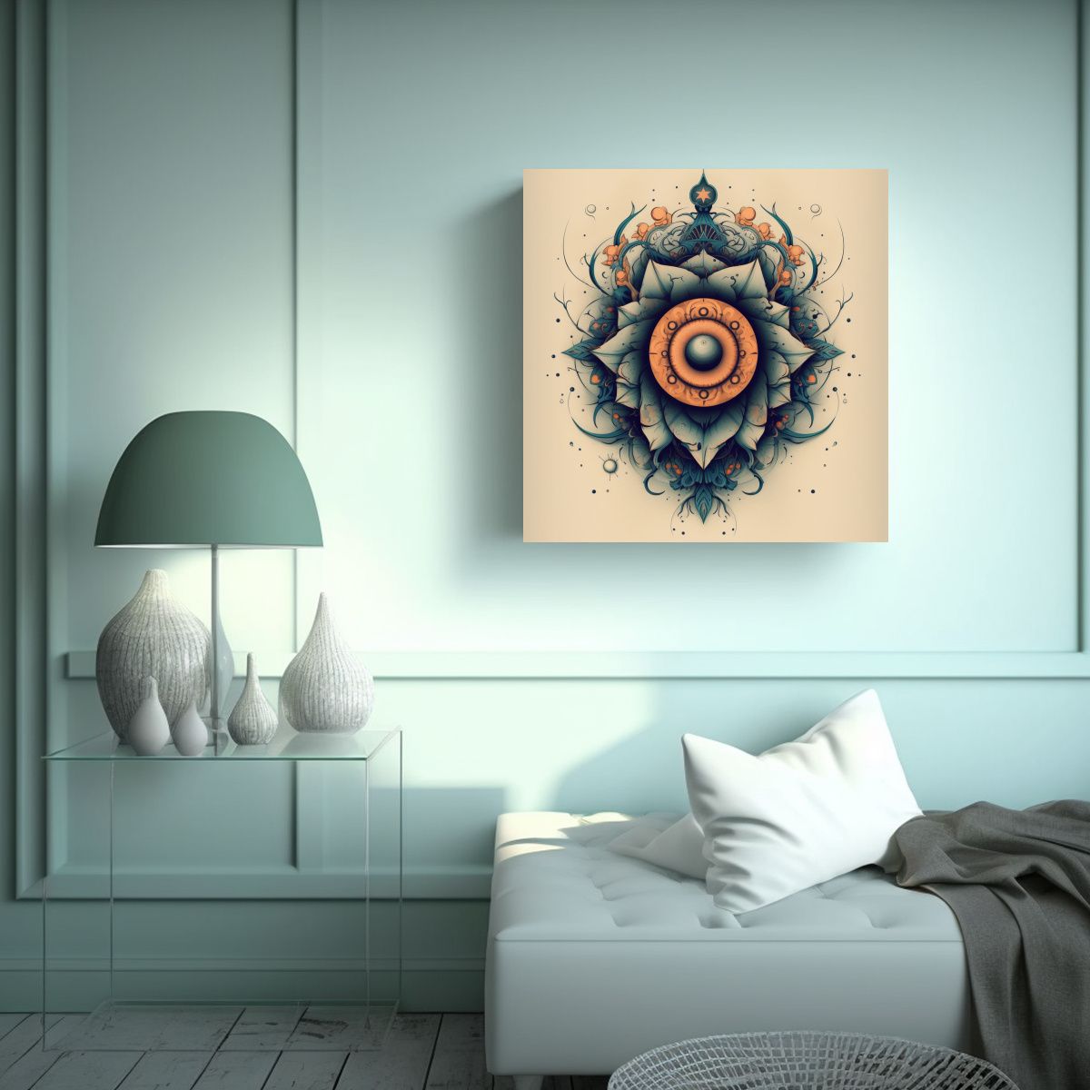 GENERICO - Esquema De Cuadro Creativo Decoración Única E 100x100 Cm