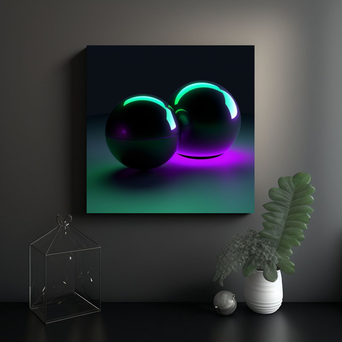 GENERICO - Técnica De Colocación Dinámica De Dos Esferas 100x100 Cm