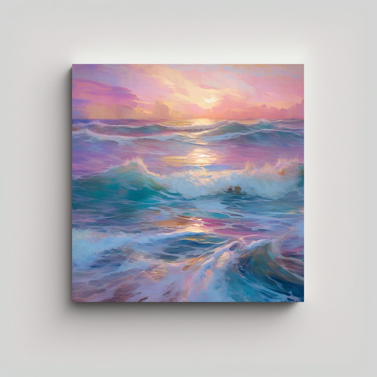 GENERICO - Pinturas Decorativas De Alta Resolución Mar 100x100 Cm