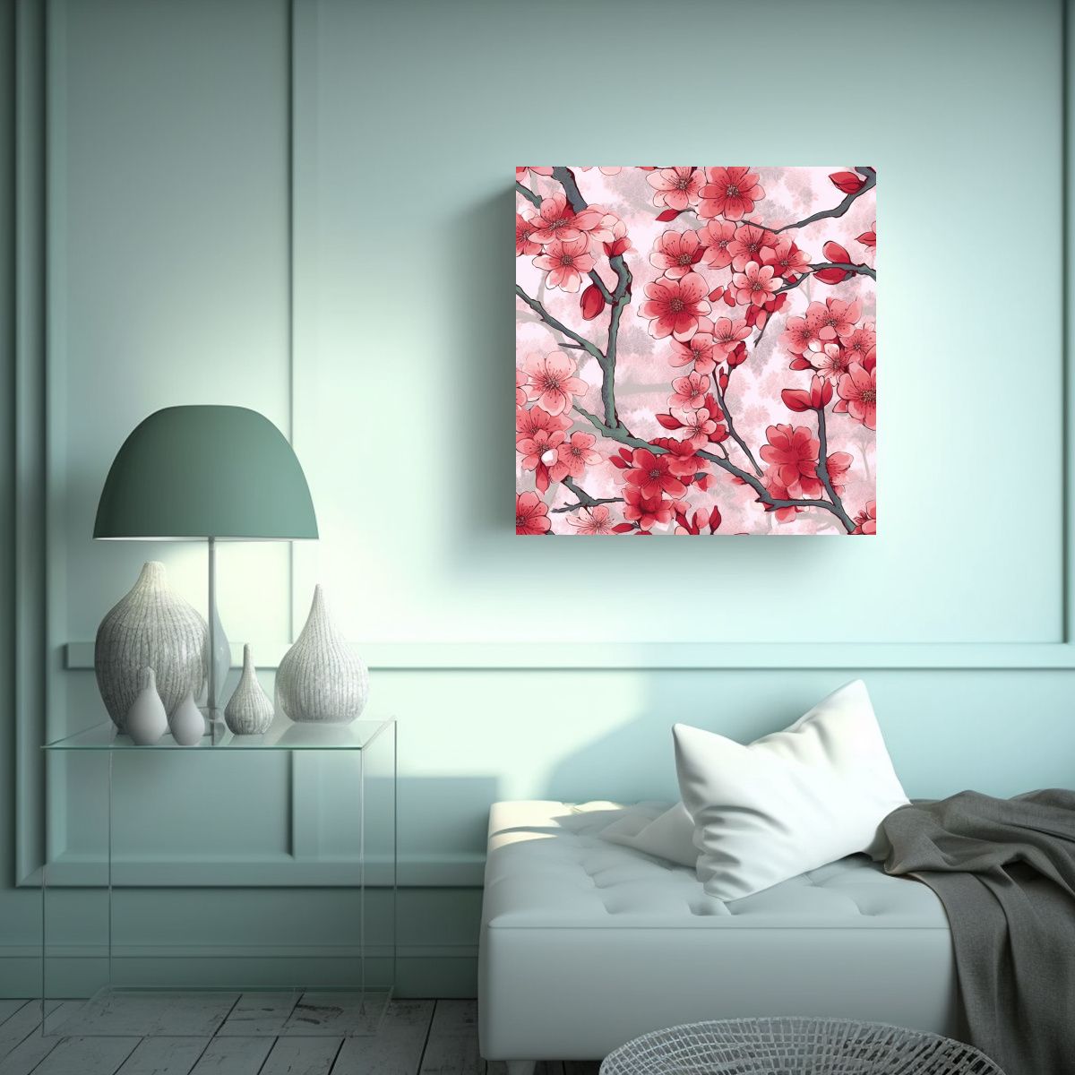 GENERICO - Vitalidad En Arte Cuadro Decorativo Estilo 100x100 Cm