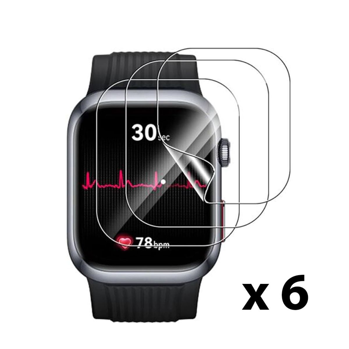 GENERICO - Lámina Hidrogel Para Huawei Watch Fit 3 / 4 / 4 Pro (6un)