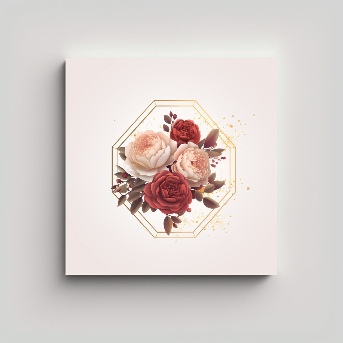 GENERICO - Cuadro Decorativo Alta Resolución Con Logotipo 100x100 Cm