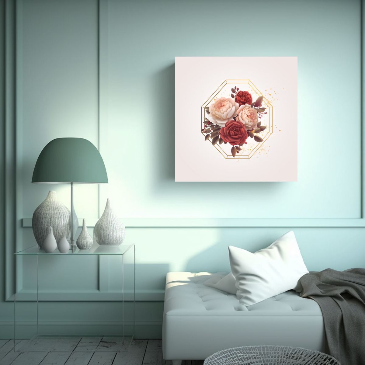 GENERICO - Cuadro Decorativo Alta Resolución Con Logotipo 100x100 Cm