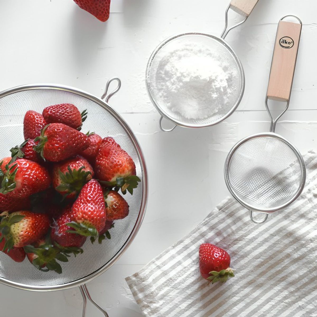 ILKO - Colador Acero Inoxidable 18 cm  Clásica  Ilko