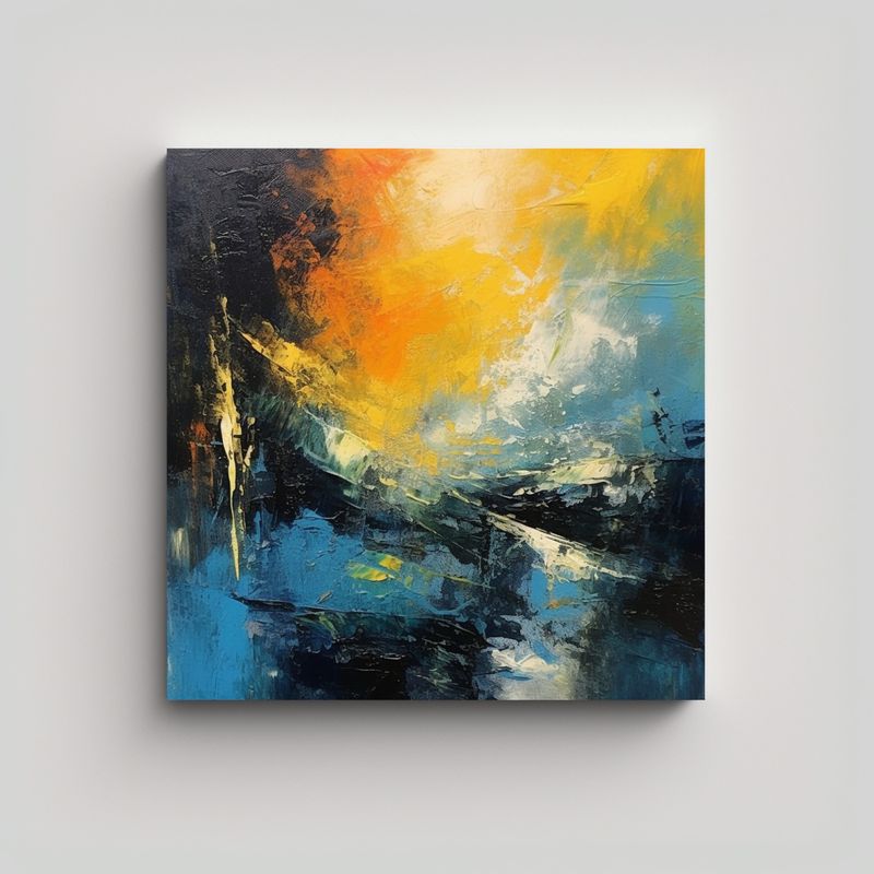 GENERICO - Paisaje En Movimiento Exclusivo Captura Lo 100x100 Cm