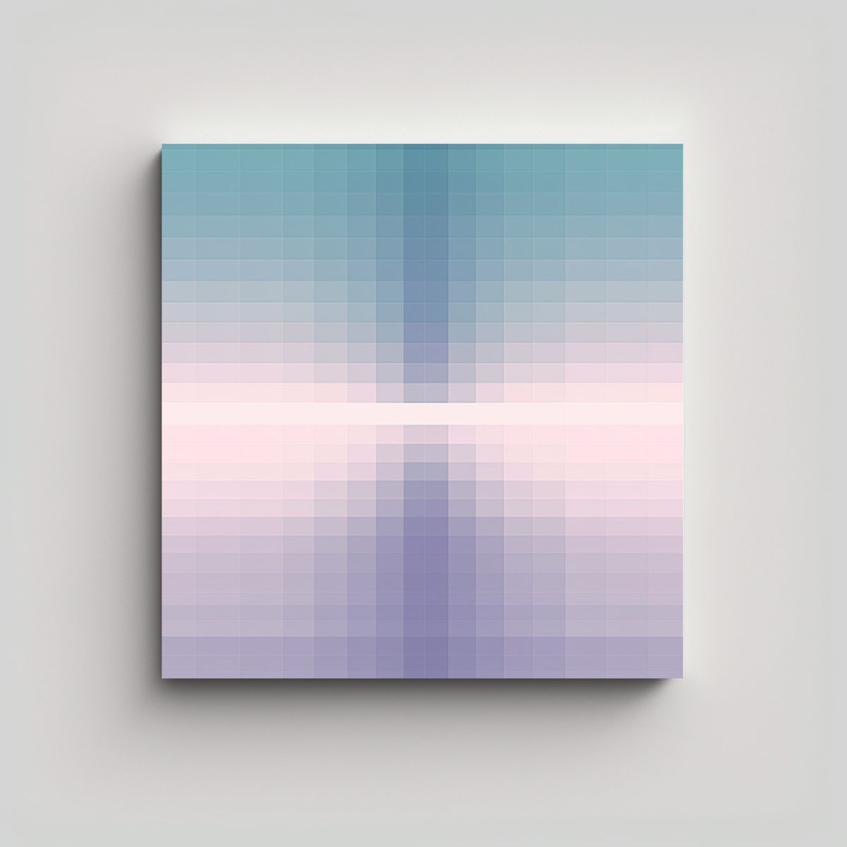 GENERICO - Cuadro Inspirador Contraste Arte Pixel 100x100 Cm