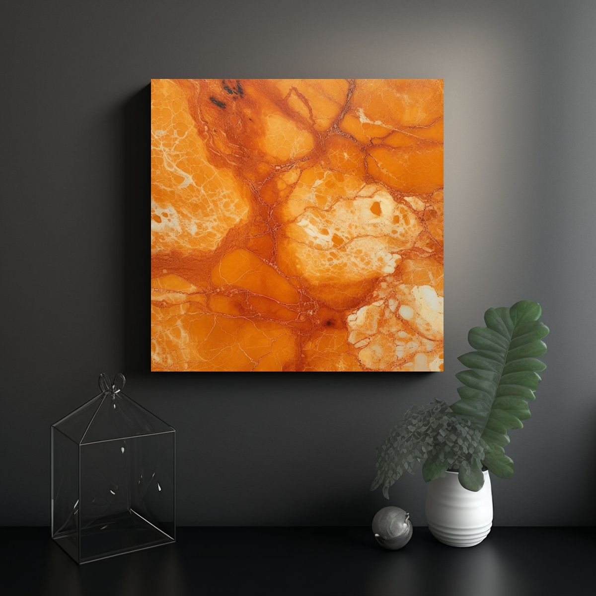 GENERICO - Pinturas Decorativas De Textura De Mármol 100x100 Cm