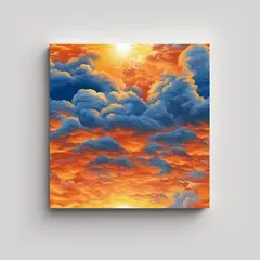 GENERICO - Pinturas De Alta Calidad De La Hora Del Sol En El 100x100 Cm
