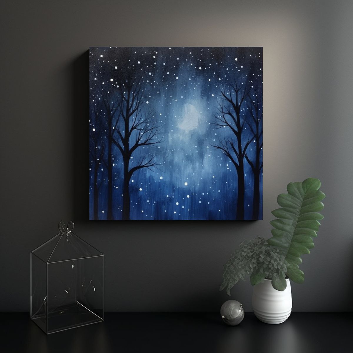 GENERICO - Cuadros Modernos Coloridos Imagina Mirar El 100x100 Cm