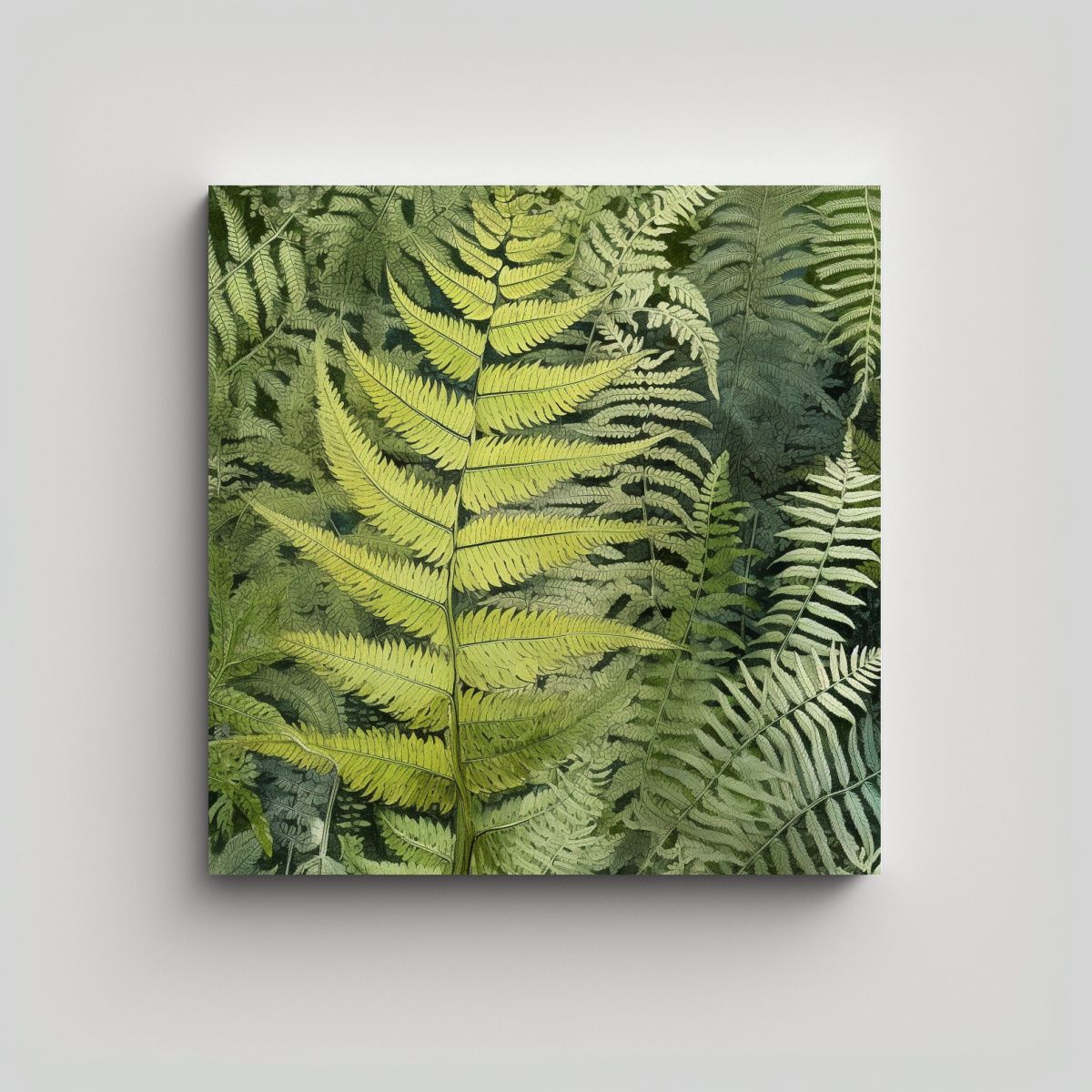 GENERICO - Arte Pintado A Mano En Estilo Galería Cuadros 100x100 Cm