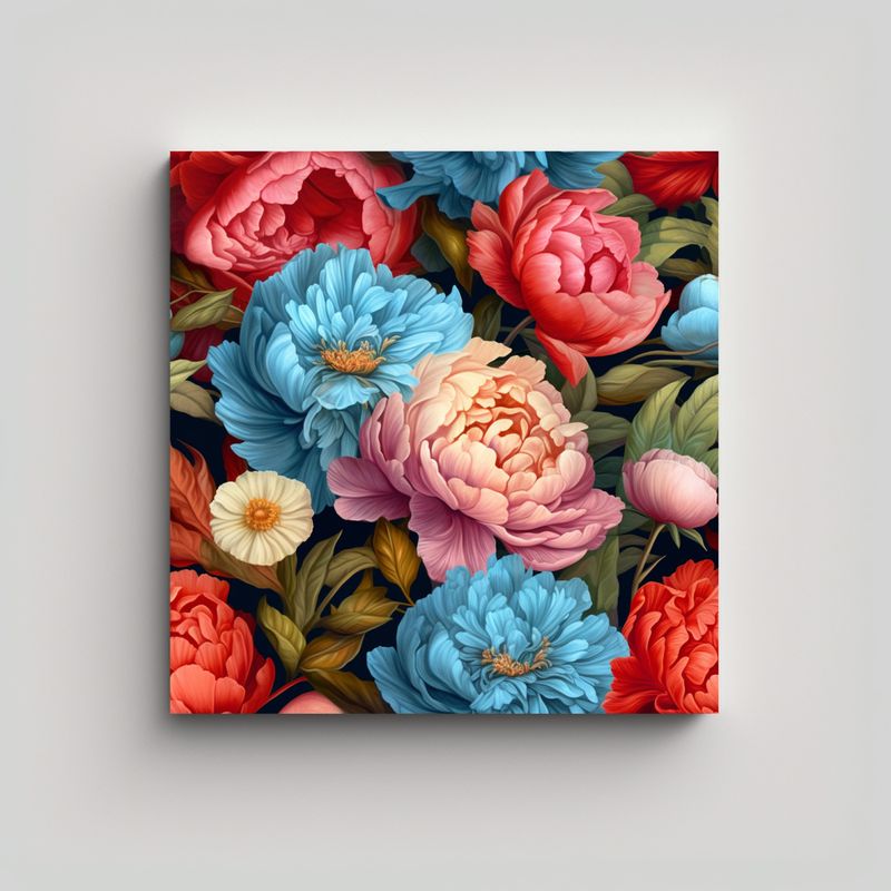 GENERICO - Canva De Alta Calidad Con Hermoso Fondo Completo 100x100 Cm