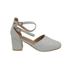 HERIEL - Zapato Blanco Taco Mujer