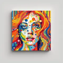 GENERICO - Pintura De Decoración Con Composición 100x100 Cm