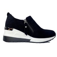 ZAPATILLA PLATAFORMA  NEGRO GAMUZA