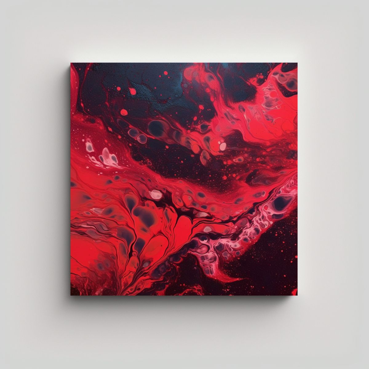 GENERICO - Pintura Acrílica En Bastidor Ambiente Moderno 100x100 Cm