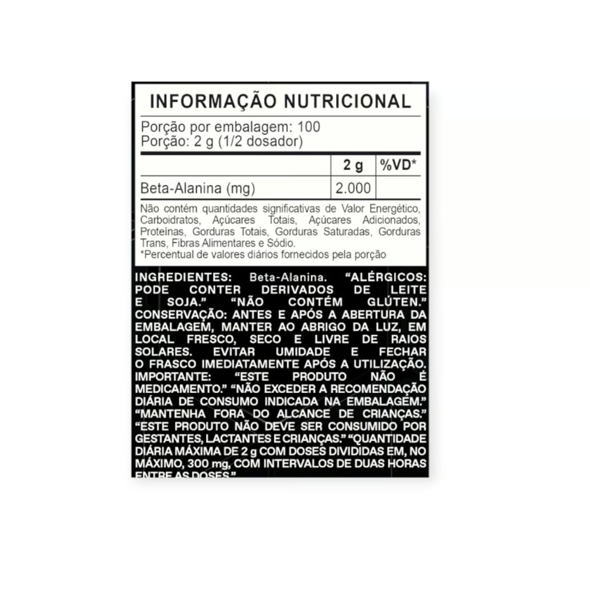 ATLHETICA NUTRITION - BETA ALANINA - 200 GRAMOS - ATLHETICA NUTRITION