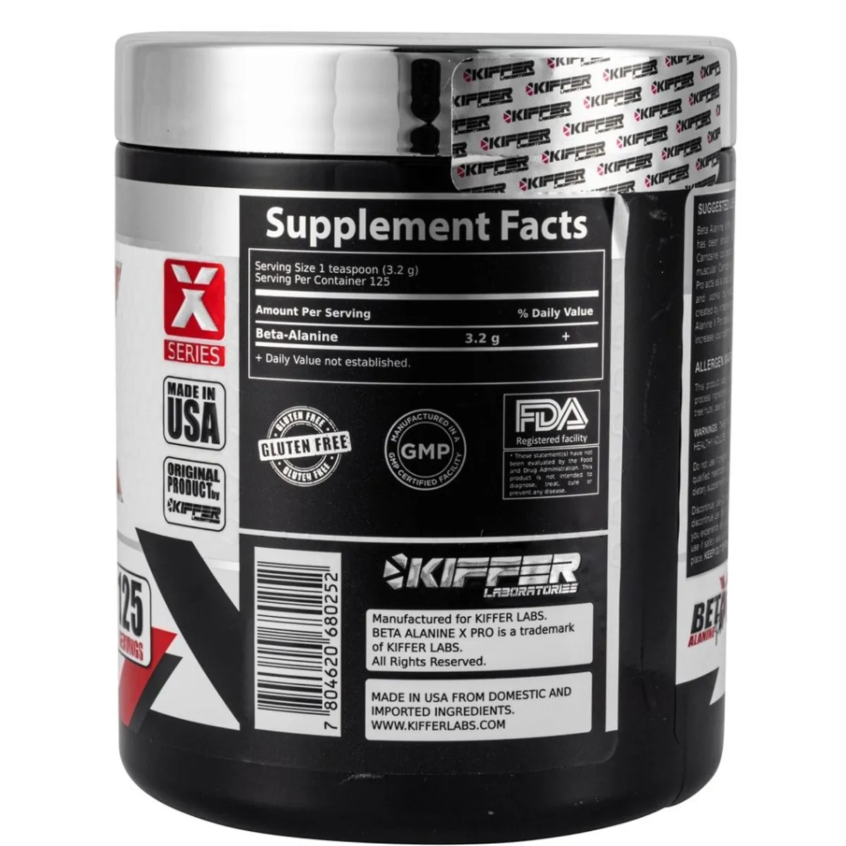 KIFFER - BETA ALANINA 400 GRAMOS - KIFFER LABS