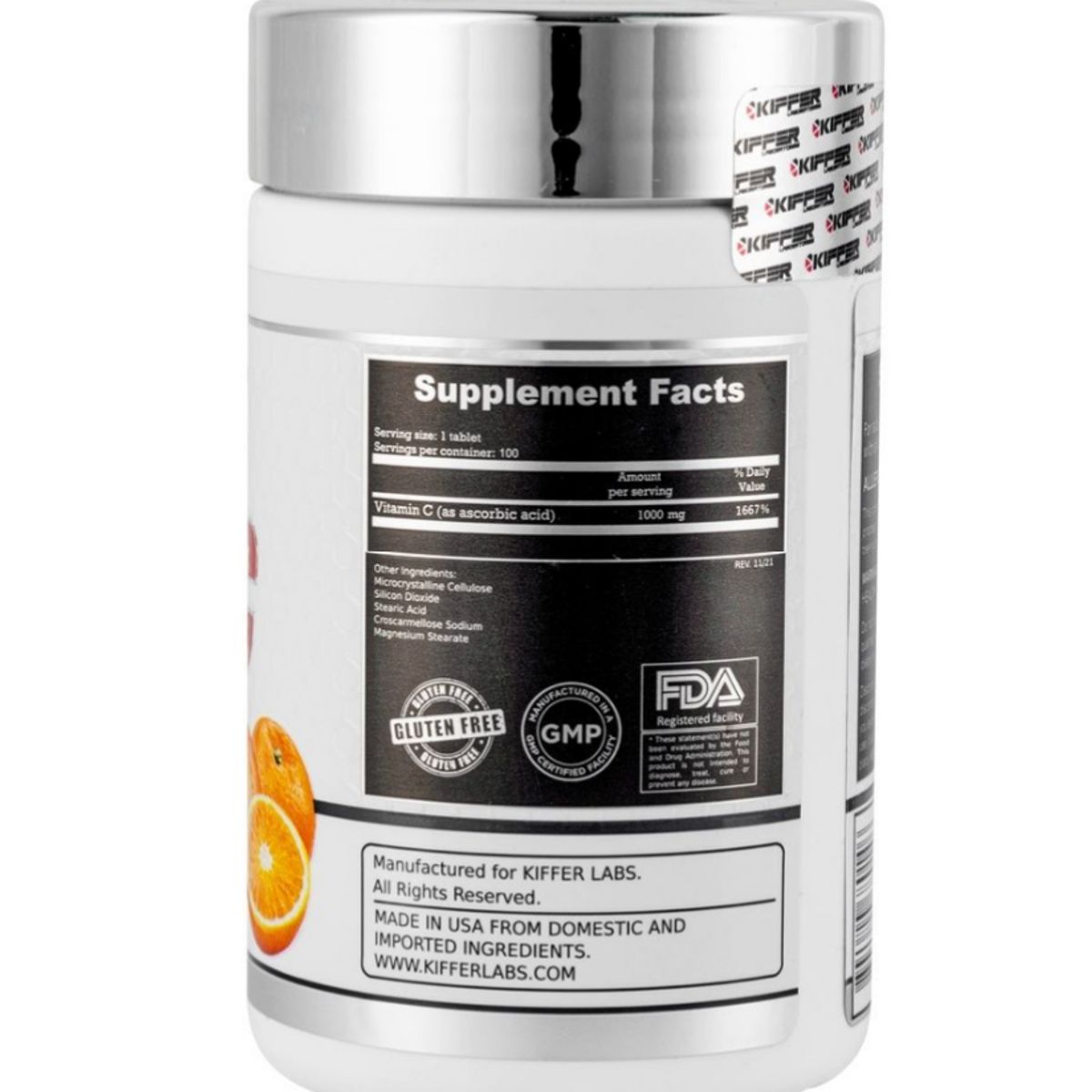 KIFFER - VITAMINA C 1000 MG - 100 TABS