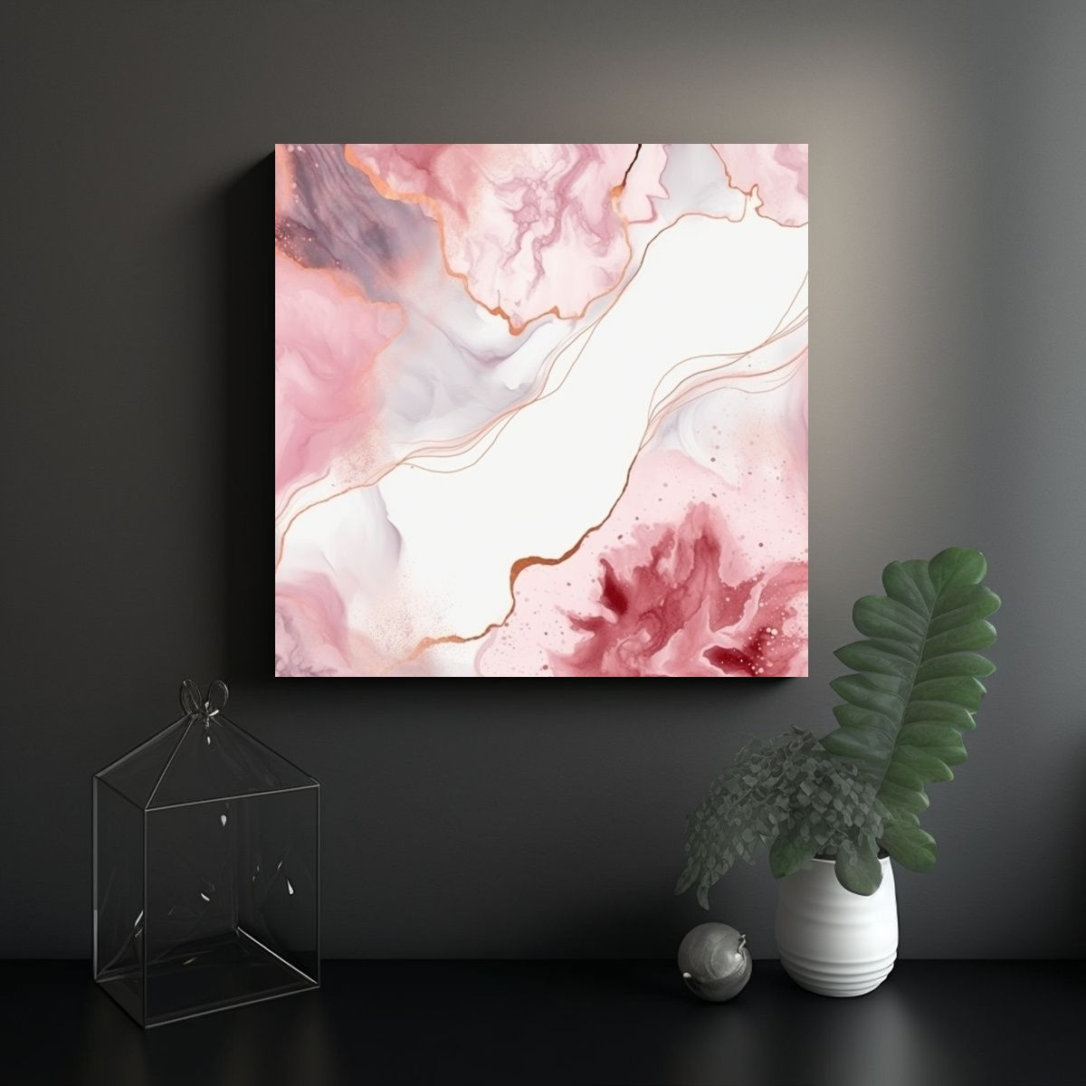 GENERICO - Pinturas De Decoración De Lujo Con Mármol De 100x100 Cm