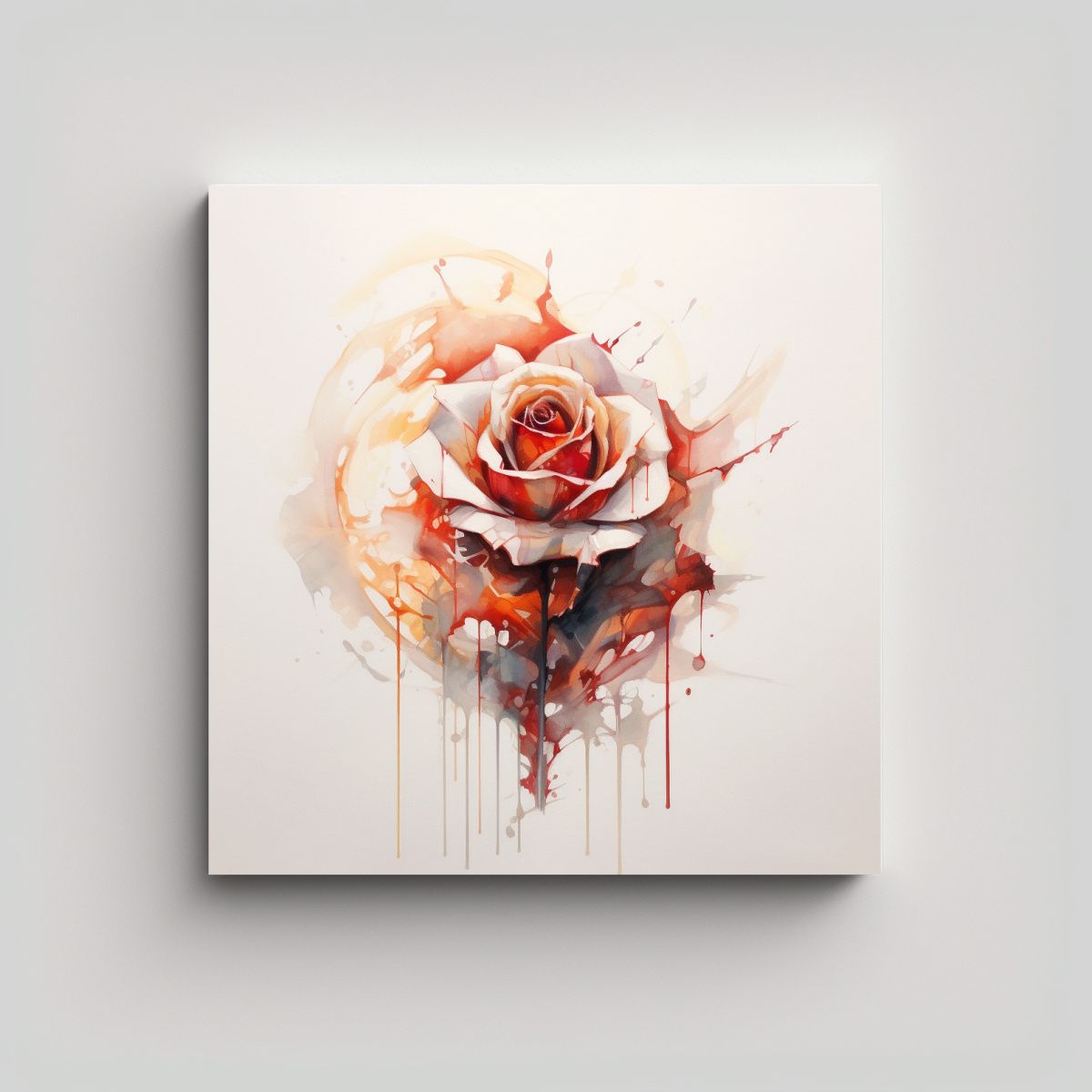 GENERICO - Fotografía Geométrica Detallada En Tela Con 100x100 Cm