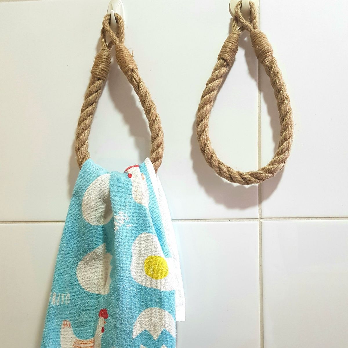 BEIGE - Colgador multiuso de yute