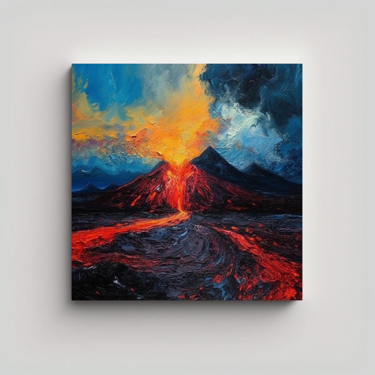 GENERICO - Tela En Bastidor Estilo Vincent Van Gogh 100x100 Cm