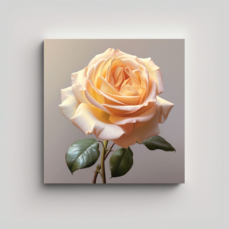 GENERICO - Formación Canva Calidos Crea Imágenes De Rosas 100x100 Cm