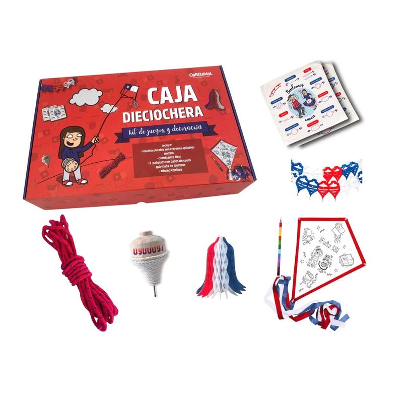 GENERICO - Caja Dieciochera Fiestas Patrias