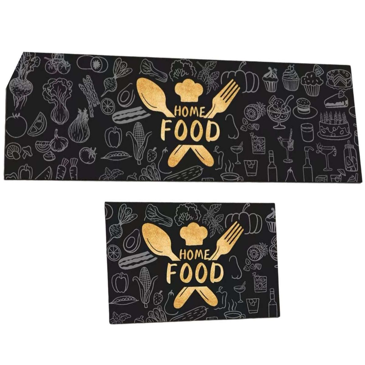 GENERICO - ALFOMBRAS DECORATIVAS ANTIDESLIZANTE COMIDAS