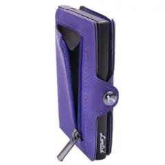 GENERICO - Billetera Tarjetero Anti Clonación Limited Slim Color con monedero