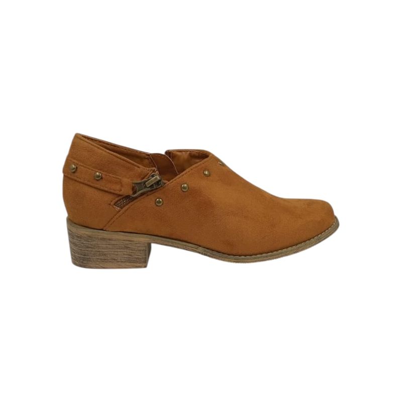 HERIEL - Zapato Camel Tachas Mujer