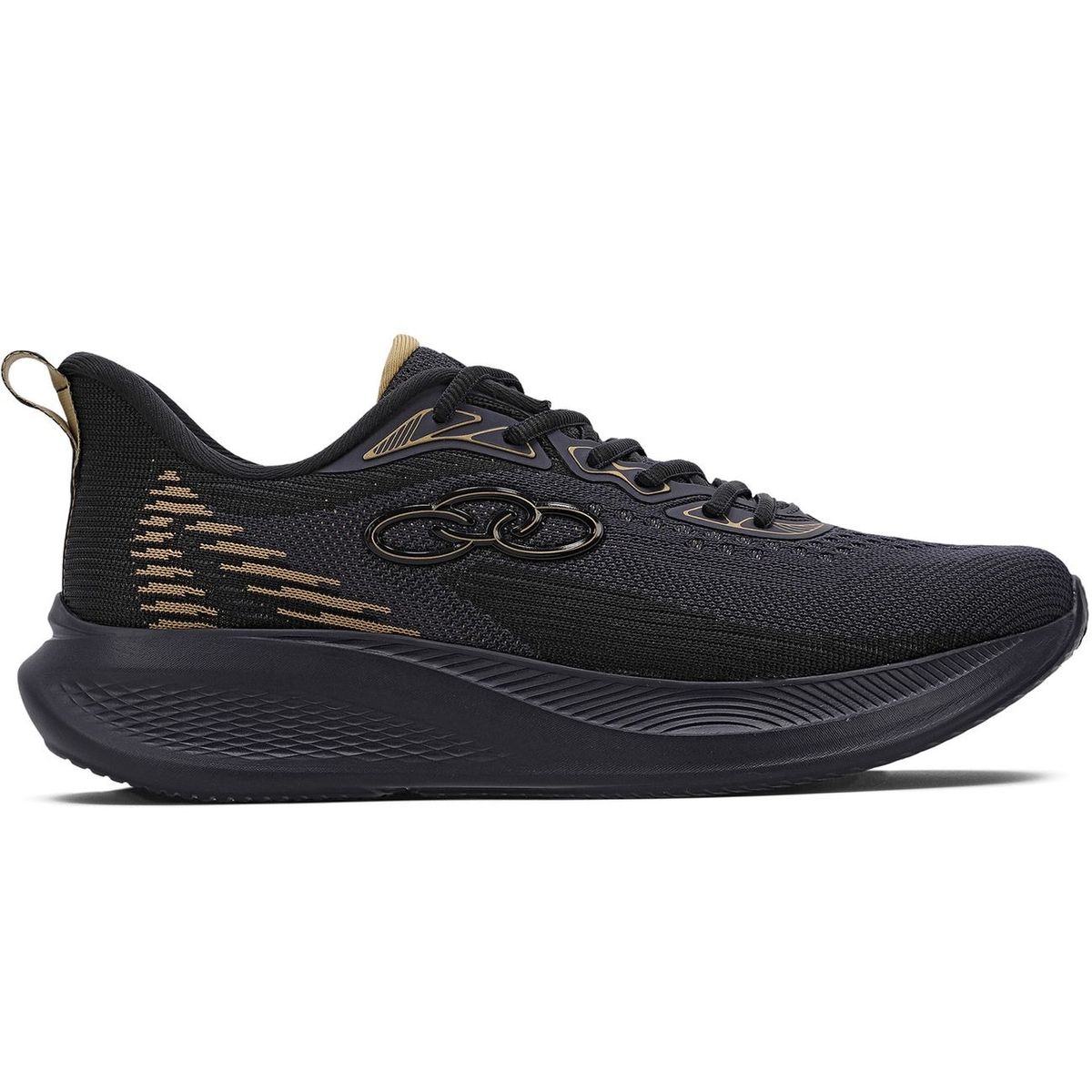 OLYMPIKUS - Zapatilla Mujer Nivel Azul Marino/Dorado