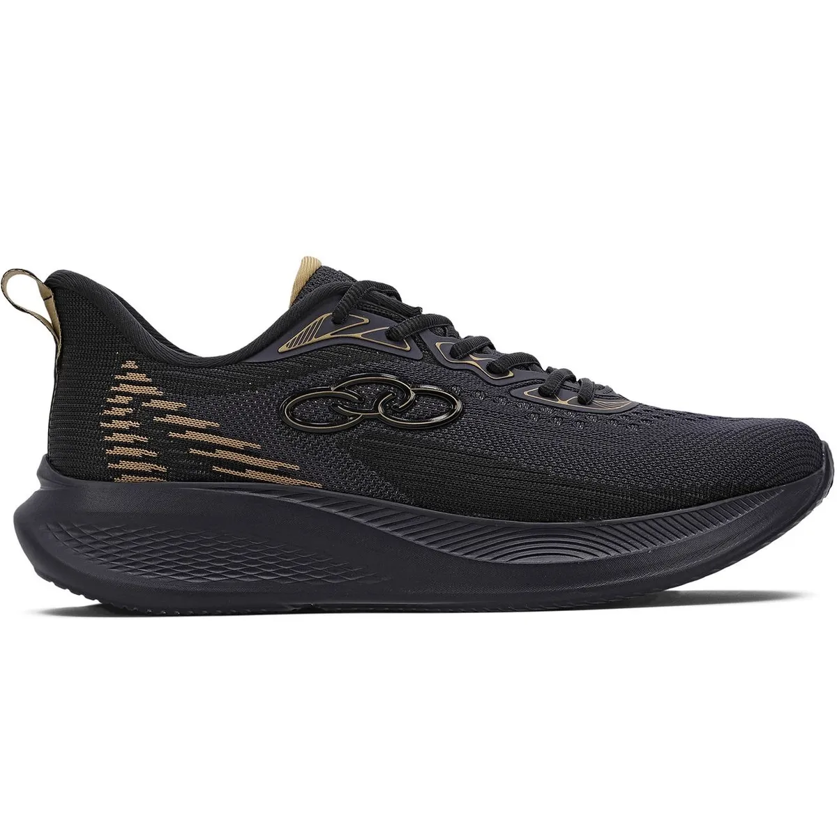 OLYMPIKUS - Zapatilla Mujer Nivel Azul Marino/Dorado