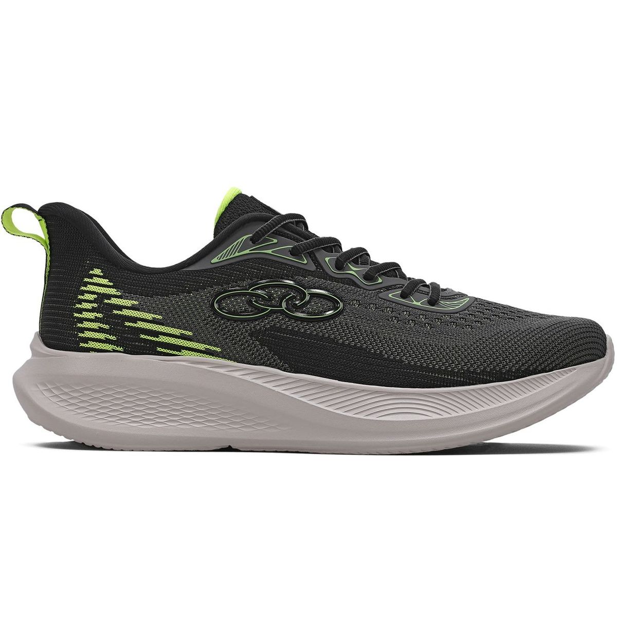 OLYMPIKUS - Zapatilla Hombre Nivel Gris/Verde