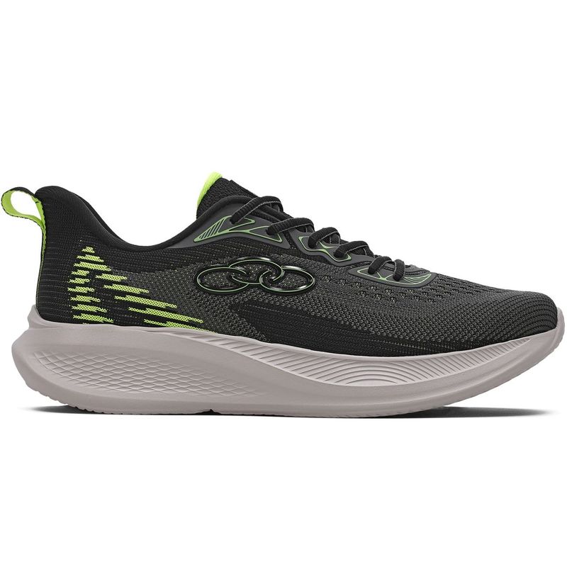 OLYMPIKUS - Zapatilla Hombre Nivel Gris/Verde