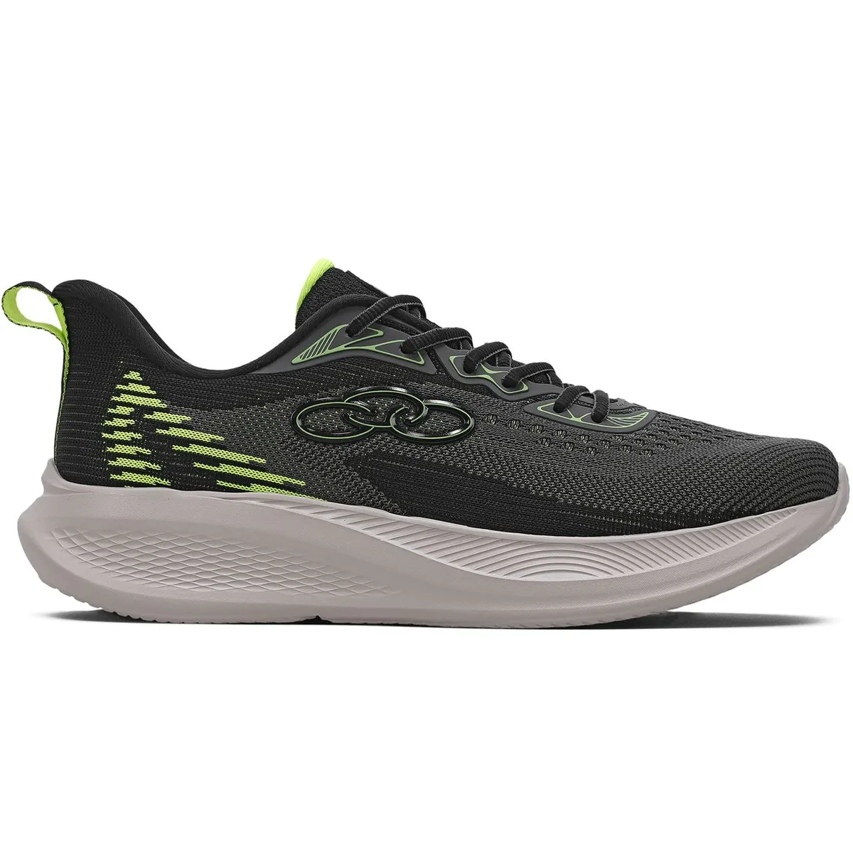OLYMPIKUS - Zapatilla Hombre Nivel Gris/Verde