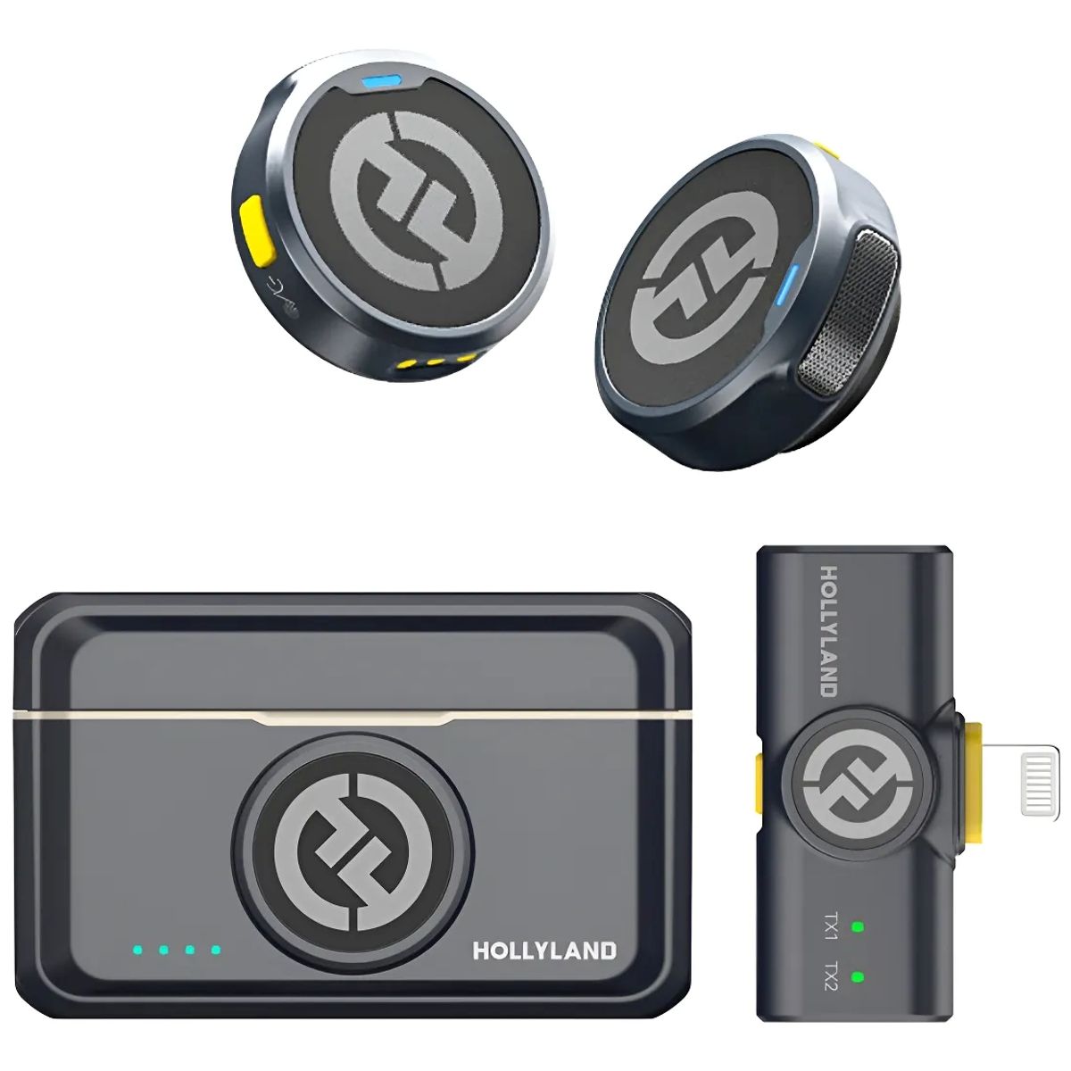 HOLLYLAND - Micrófonos Inalámbrico Hollyland Lark M2 Versión Lightning  Iphone