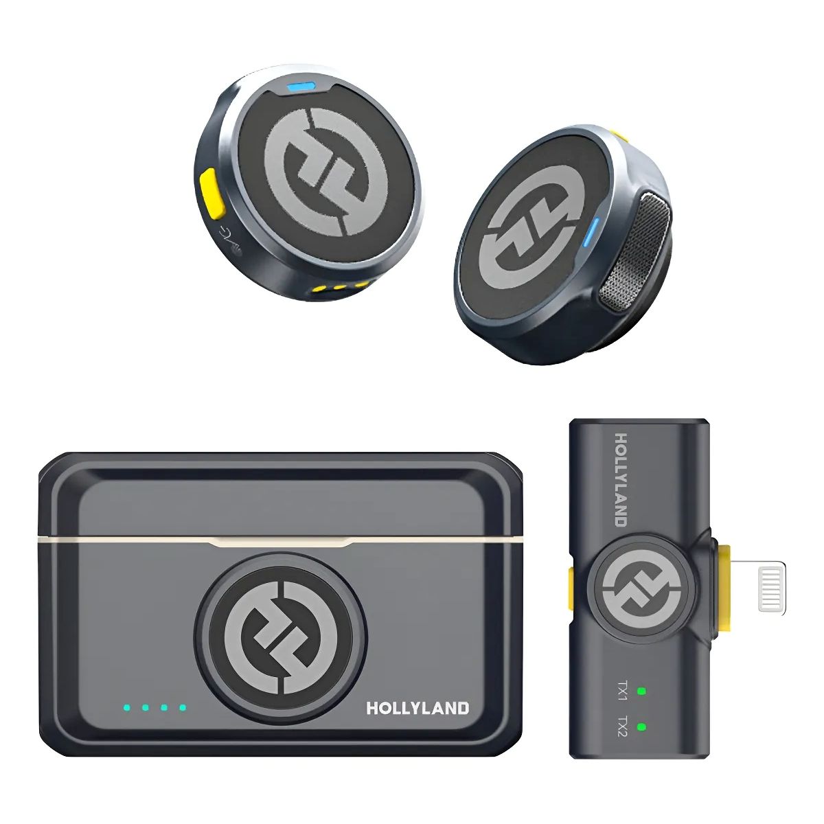 HOLLYLAND - Micrófonos Inalámbrico Hollyland Lark M2 Versión Lightning  Iphone